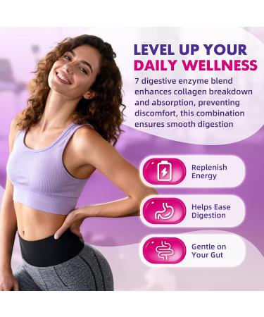 2 Pack Collagen Gummies for Women & Men Sugar-Free Hydrolyzed Collagen Peptides with Antioxidant Blend & Digestive Enzymes Multi Collagen(Type I II III V X) for Skin Hair Nails Raspberry 120 Count - Buy Online on GoSupps.com