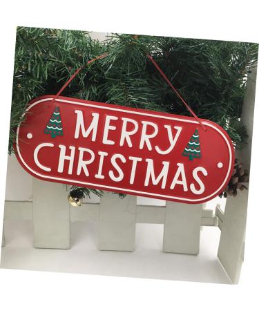 FUNOMOCYA Ornament Emblems Christmas Hanging Plaque Christmas Door Signs Decorations Decorative Items Window - Buy Online on GoSupps.com