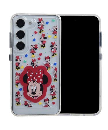 QAOMECABNH Cartoon Case for S24 Plus 3D Cute Cartoon Character Lovely Kitty Kids for Stitch Grils TPU Ultra Thin Protective Bag Case Cover for Samsung Galaxy S24 Plus (for Minnie #2 S24 Plus) S24 Plus for Minnie #2