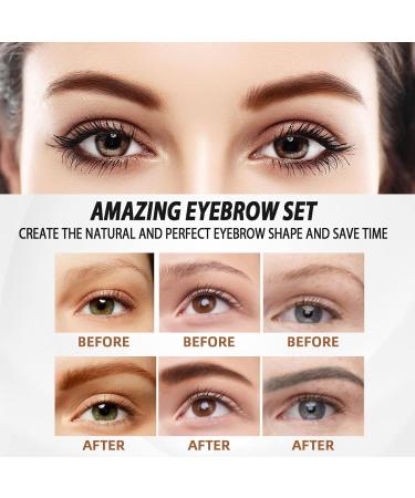 2PCS Eyebrow Pomade Waterproof Eyebrow Cream Brow Pomade Waterproof Smudge Proof Sweat Proof Long Lasting Natural Eyebrow Makeup for All Brow Shapes Light Brown & Taupe - Buy Online on GoSupps.com