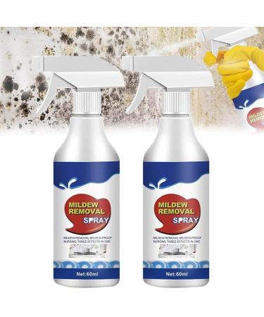 2pcs Mould Spray 60ml Mould Cleaner Remover Spray Mildew Removal Spray