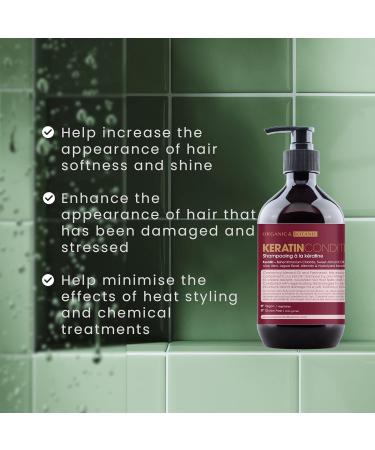 Organic & Botanic Keratin Conditioner 500ml - Nourishing Hair Care for All Hair Types | International Shipping Available - Buy Online on GoSupps.com
