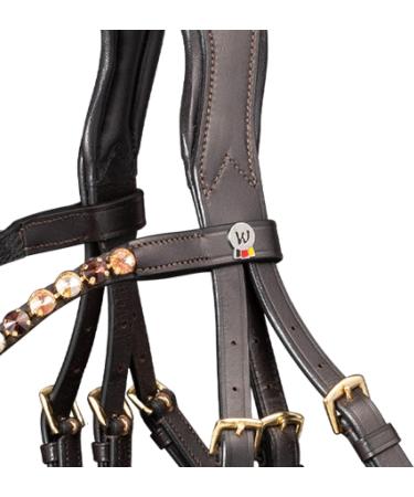 WALDHAUSEN X-Line Goldheart Bridle - Swedish Combination Brown VB | International Shipping Available - Buy Online on GoSupps.com