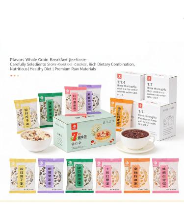 7 Paquets De Bouillie Multigrains (700 G) Petit-d jeuner Nutritif 7 Saveurs Cuisson Facile Avec Cuisini re/cuiseur Riz Pr t Rapide En 30 Minutes - Buy Online on GoSupps.com