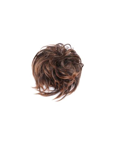 Buy Tousled Updo Messy Bun Hair Piece - Synthetic Wavy Bun Extensions & Scrunchies in Light Auburn to Brown for Instant Chignon & Ponytail - Perfect for Women! - Buy Online on GoSupps.com