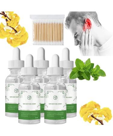 ARSICOR Organic Herbal Drops ARSICOR Ear Soothing Agent 20ml Herbal Drops for Tinnitus Relief Natural Organic Herbal Drops for Ear Improve Listening Reduces Ear Noise Gives You a Good Sleep (5pcs)