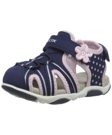 Geox Baby Sandal Agasim Girl B Walking Shoes 7 UK Child Navy Pink