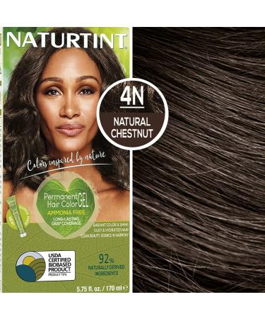 Naturtint Permanent Hair Color 4N Natural Chestnut 5.6 fl oz (165 ml)