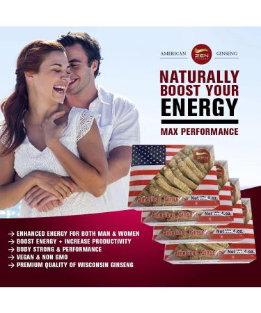 4 Boxes of Hand Selected American Ginseng Root-Small Tail (4oz/Box) / Panax Ginseng. Boosts Body Immunity Energy & Stamina for Man & Women (16 Oz. (Pack of 4)) 4 Ounce (Pack of 4) - Buy Online on GoSupps.com