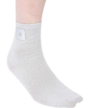 Vcedas Silver Fiber Therapy Conductive Massage Socks - Electrode PU Leather Socks for Pain Relief | International Shipping - Buy Online on GoSupps.com