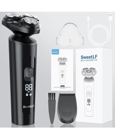 Sweetlf Electric Razors for Men Shaving Led Display Electric Men Electric Razor Mens Electric Shaver for Face