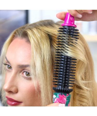 Calista Perfecter Pro Plus Heated Round Brush - Professional Styling with Burn-Free Bristles - Ionic & Ceramic Technology - 1.0 Rhododendron - Buy Online on GoSupps.com