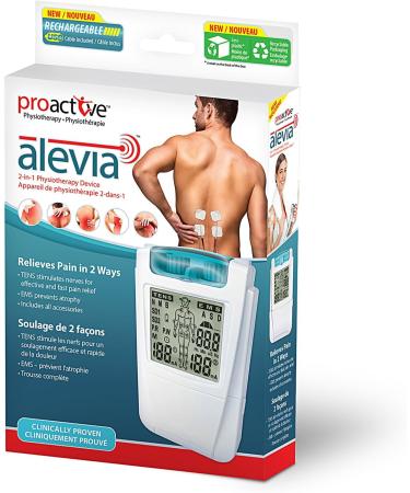 ProActive Alevia 2-in-1 Tens and EMS Unit For Pain Management Grey 503.5 g (Pack of 1) - Buy Online on GoSupps.com