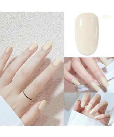 TBeautfave Creamy White Nail Varnish Quick Dry & Long Lasting Nail Varnish Pastel Nail Polish Non-Toxic Water Based Formula Natural Nail Polish for DIY Nail Art No Need Cure CreamyWhite - Buy Online on GoSupps.com