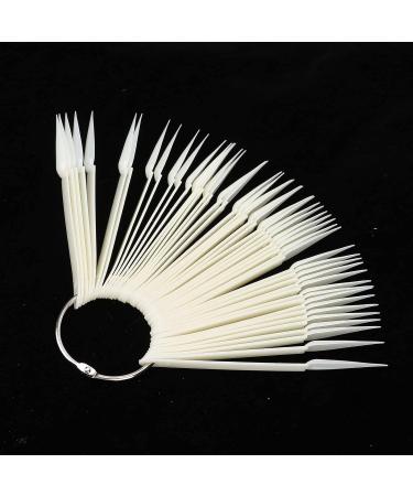 Nail Art Sticks 50 Pieces Nail Display Sticks for Professional Nail Salon (Self Color) - Buy Online on GoSupps.com