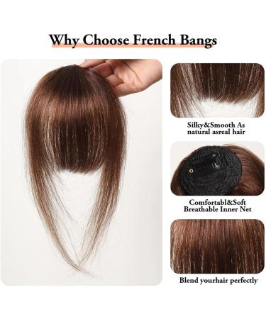 Bangs Hair Clip Human Hair Bangs OverHead Clip in Hair Extensions Brown Natural Hairs Wispy Bangs Fringe Hairpieces for Women in Air Bangs Bangs Clip in Hair(Color:HLH1004-2) Blunt Bangs HLH1004-2 - Buy Online on GoSupps.com