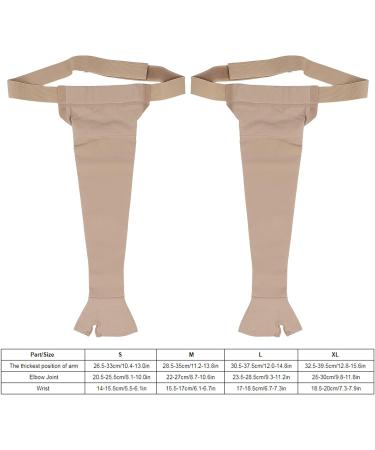 Buy Sonew Compression Arm Sleeves - Elastic Cuffs for Swelling & Lymphedema Support (Left Hand) | International Shipping Available - Buy Online on GoSupps.com