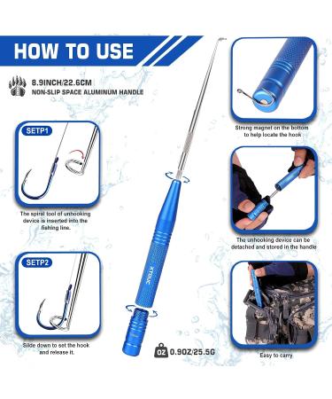 XTOUC Titanium Saltwater Fishing Pliers - Quick Hook Removal Tool & Split Ring Equipment for Tackle Kit - Perfect Fishing Gear Gift - Buy Online on GoSupps.com