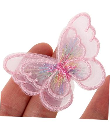 TEHAUX 100 Pcs Double Layer Butterfly Cloth Patch Roller Blind Fittings Diy Polyester 3d Banner Embroidered - Buy Online on GoSupps.com