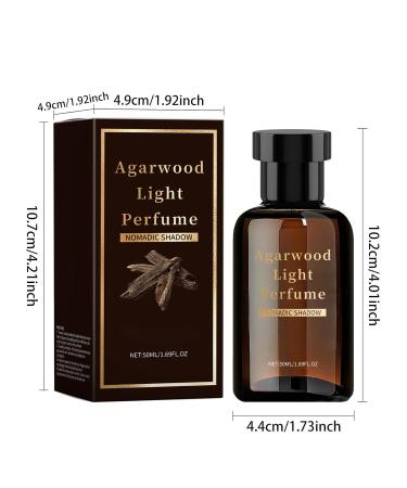 Elegant Perfume for Women Agarwood Eau De Toilette Fashion Lasting Natural Fresh Non Irritating for All Skin Types Gifts for Women Net 50mL Brown - Buy Online on GoSupps.com