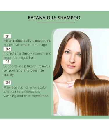  VNAKER Batana Oil Shampoo Batana Oil Shampoo 100 ml Nourishes Hair Smoothly Smooths Hair (2 Pieces) - Buy Online on GoSupps.com