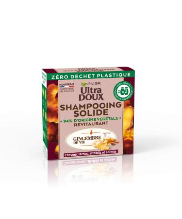 Garnier Ultra Doux Shampoos Solid Shampoo Solid Revitalizing with Ginger/Organic Almond Oil