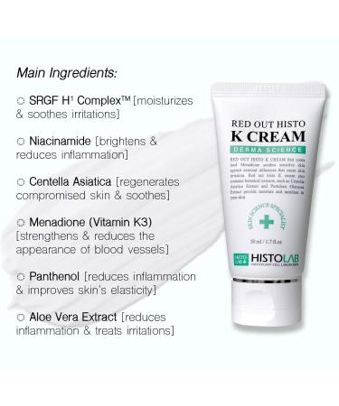 HISTOLAB Red Out HISTO K Cream - Soothing Skin Nutrition (12ml/0.4oz) | Shop Internationally for Skincare - Buy Online on GoSupps.com