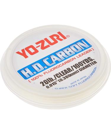 Yo-Zuri H.D. Carbon Fluorocarbon Leader Line 30lb/30yd - Premium Quality Leader Line for Fishing - Buy Online on GoSupps.com