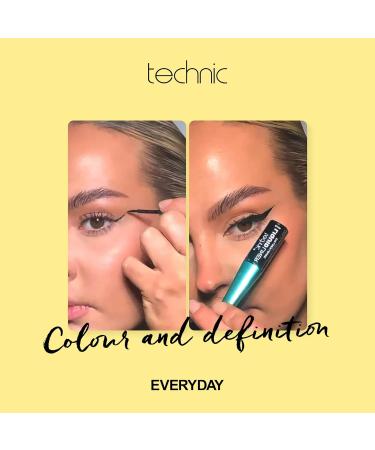 Technic Waterproof Liquid Liner - High Coverage, Water Resistant & Long Lasting Eyeliner - Buy Online on GoSupps.com