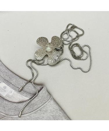 Shop Oralgos Adjustable Four-Leaf Clover Necklace - Fashionable Alloy Jewelry for Daily Wear & Parties | International Shipping Available - Buy Online on GoSupps.com