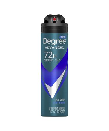 Degree Men Antiperspirant Deodorant Dry Spray Extreme Deodorant for Men With MotionSense Technology 3.8 oz