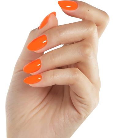 Bluesky Gel Nail Polish Orange Hot Chilli A111 Bright Fire Orange Long Lasting Chip Resistant 10 ml (Requires Curing Under UV LED Lamp) - Buy Online on GoSupps.com