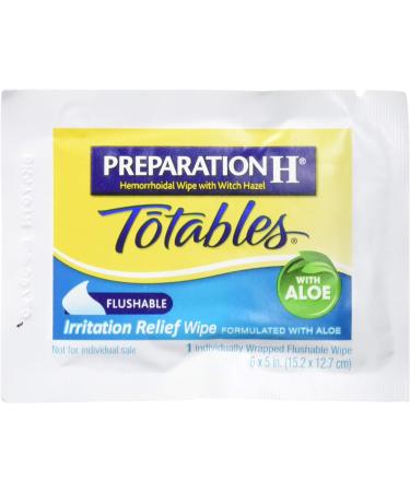 PREPARATION H Totable Wipes - 10 Count | Convenient and Portable Solution - Buy Online on GoSupps.com