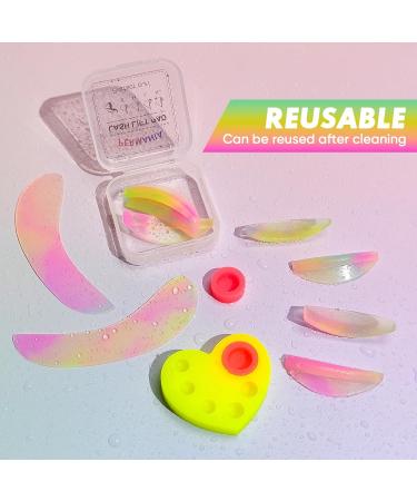 PERMANIA Lash Lift Rods - 13-Piece Reusable Soft Eyelash Perm Curler Kit for All Eye Shapes | DIY Lash Lift with Silicone Plate - Buy Online on GoSupps.com