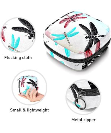 GIAPB Period Bag Period Pouch Storage Travel Makeup Bag - Butterfly Flower Design - Buy Online on GoSupps.com