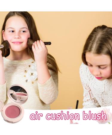 Cream Blush For Cheeks Lightweight Creamy Air Cushion Cheek Blush Long-lasting Waterproof Highly Pigmented Blendable Moisturizing Face Blushes & Face Makeup For Dewy Finish And Natural Look 1 count (Pack of 1) - Buy Online on GoSupps.com