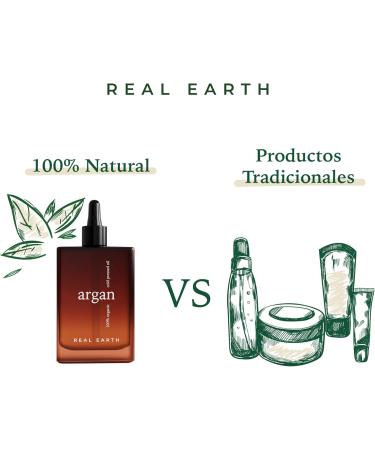  Real Earth Stories 100% Pure Argan Oil & Natural Cold Pressed Hair Nail Beard Stretch Marks & Anti Loss Treatment 100ml (Pack of 1) - Buy Online on GoSupps.com