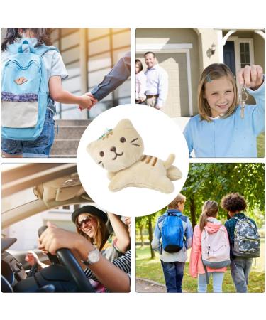 Buy Cuddly Mini Cat Plush Key Pendant | Soft Cartoon Doll Key Ring - International Shipping Available - Buy Online on GoSupps.com