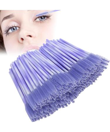 Mascara Eyelash Brush Eyelash Brush Light Safe 200pcs Portable for Women Daily Makeup Ladies Beauty Salon(Light purple) - Buy Online on GoSupps.com