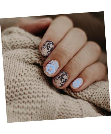FRCOLOR 36 Sheets Coloring Exercise Book Nail Practice Book Acrylic Nail Practice Mat Nail Art Stamps Stencil Nail Supplies for Nail Techs Nail Art Tools Training Card Paper Manicure White - Buy Online on GoSupps.com