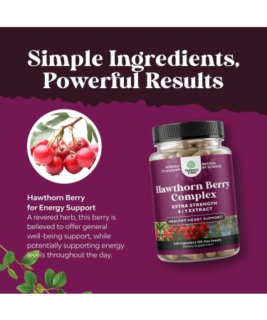 Bundle of High Strength Hawthorn Berry Capsules with Leaf & Flower Extract 4:1 for Healthy Heart & Digestion and Liver Cleanse Detox & Repair - Milk Thistle Supplement for Digestion & Immune Health - Buy Online on GoSupps.com