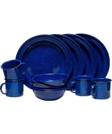 Stoic 4-Person Enamelware Set Blue, One Size