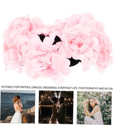 FRCOLOR Hair Headbands 1pc Hair Ribbons Stretch Hair Ring Girls Hair Tie Ponytail Holder Rose Hair Rope Women Hair Tie Seamless Bride Hairpin Hair Ties - Buy Online on GoSupps.com