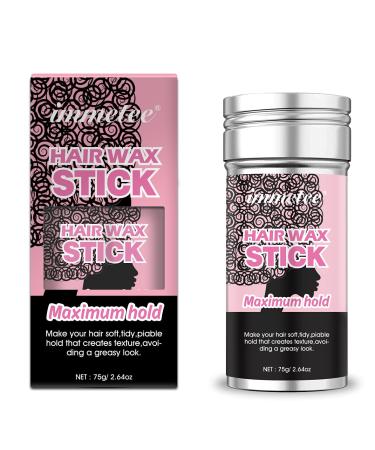 immetee Hair Wax Stick  Edge Control Slick Stick  Styling Wax for Fly Away & Edge Frizz Hair  Hair Wax Stick for Wigs Men & Women-75g (Hair Wax Stick)