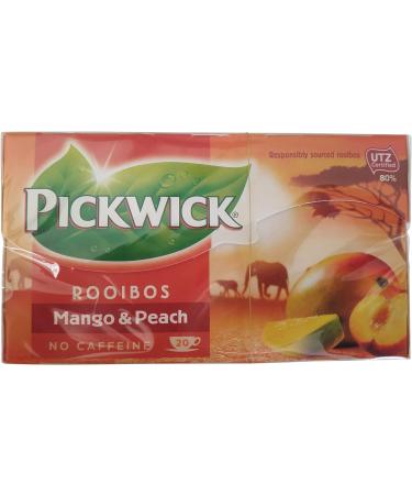 Pickwick Rooibos Tea with Mango & Peach - 20 Tea Bags - Buy Online on GoSupps.com