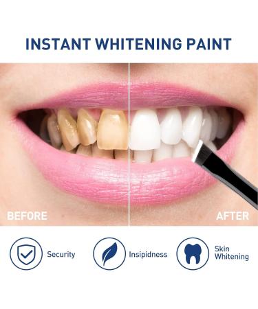 Tooth Whitening Color - 2x5ml Gentle Instant White Teeth Polish Sensitive Stain Remover - Buy Online on GoSupps.com