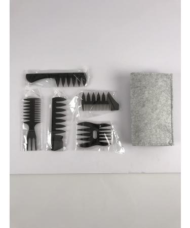 Amelar 5 PCS Hair Comb Styling Set Barber Hairstylist Accessories Professional Shaping & Wet Pick Barber Brush Tools Anti-Static Hair Brush for Men Boys - Buy Online on GoSupps.com