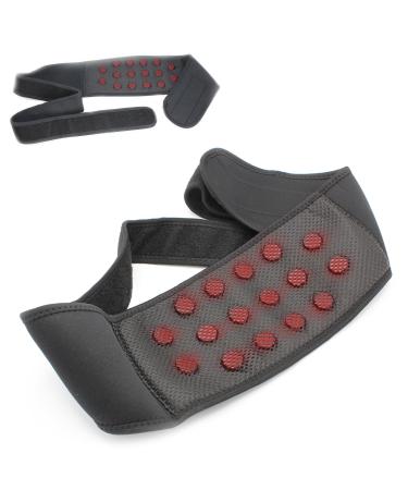 Magnet lovers - 16 magnets 16000 Gauss for pain - relieves back pain - for her and her - adjustable length up to 147 cm - black