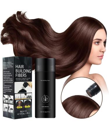 Hair Building Fibers & Waterproof Eyebrow Contour Stick - Thickening Powder for Thinning Hair - Dark Brown (0.99 oz) - Ideal for Men & Women - Buy Online on GoSupps.com