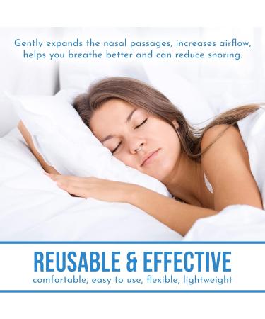 Sleep Pack of 4 Nasal Dilators | Effective Snore Reduction | Made in USA | Reusable & Latex Free | 27% More Effective Than Nasal Strips - Buy Online on GoSupps.com
